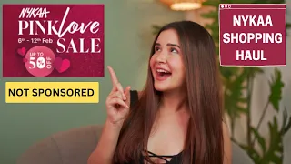 NYKAA Shopping Haul | Pink Love Sale Recommendations | Not Sponsored | Hindi | Shiv Shakti Sachdev