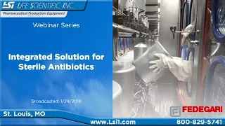 Integrated Solution for Sterile Antibiotics - Fedegari