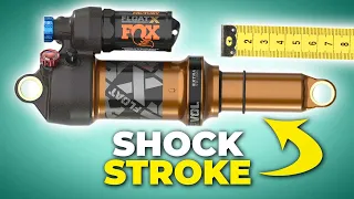 MTB Shock Stroke Explained | Can you change stroke for more travel? How to measure?