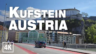Kufstein AUSTRIA • 4K 60fps ASMR Real Time Virtual Walking Tour with Original Sound