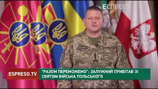 Разом переможемо: Залужний привітав зі святом Війська Польського