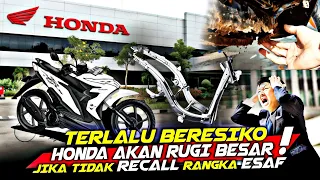 RESIKO HONDA JIKA NEKAT TIDAK RECALL eSAF❗|RANGKA HONDA KEROPOS|SCOOPY|BEAT| VARIO 160