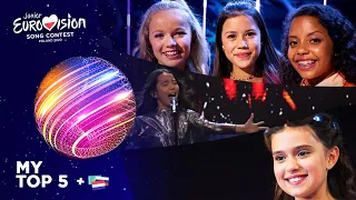 Junior Eurovision 2020 - Top 5 (So far) (NEW: 🇰🇿🇷🇺🇳🇱)