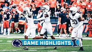 Penn State at Illinois | Highlights | Big Ten Football | Sept. 16, 2023