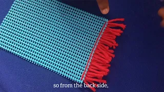 How to make a shaggy mat/rug using a crotchet