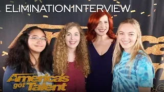 Elimination Interview: Voices Of Hope Children's Choir Thank Their Fans - America's Got Talent 2018