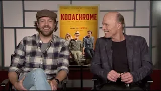 Jason Sudeikis & Ed Harris on Shooting with Film in "Kodachrome"