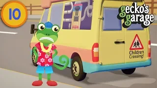 Ice Cream Truck Accident | Gecko's Garage | Educational Videos For Toddlers | Learning For Kids