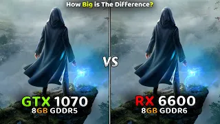 GTX 1070 vs RX 6600 Test In 2023 | How Big Is Difference?🤔 10 Games Tested