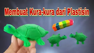 Cara Membuat Patung Hewan Kura-kura Dari Plastisin