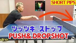 Short Pips Guide:Effective Techniques for Push and Drop Shot[Table Tennis]