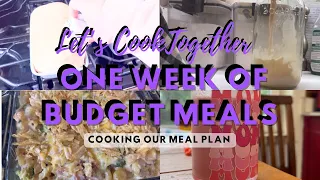 BUDGET MEAL PLAN | COOK WITH ME | SEMI HOMEMADE COOKING | SINGLE INCOME FAMILY OF FOUR