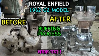 Old Model Bullet Restoration In Mayapuri || Royal Enfield Engine Buffing || Royal Enfield G2 Model