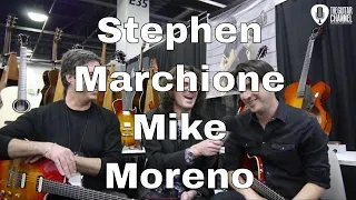 Luthier Stephen Marchione and Jazz guitar player Mike Moreno interview at NAMM 2020