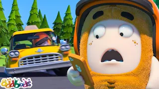 Trouble In The Taxi | Oddbods - Food Adventures | Cartoons for Kids