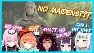 Hololive Reacts To "You Are Maidenless" NPC In Elden Ring Compilation