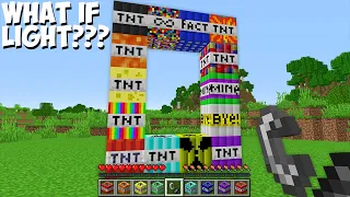 What IF LIGHT PORTAL OF STRANGEST TNT in Minecraft Challenge 100% Trolling