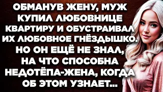 Обманув жену, муж купил любовнице квартиру и обустраивал их любовное гнёздышко. Но он ещё не знал...