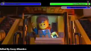 The Lego Movie (2014) Final Battle with healthbars 1/2 (REMAKE)