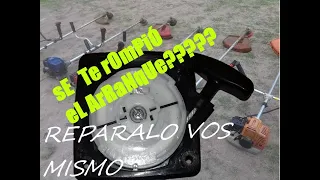 Como reparar arranque de desmalezadora china motoguadaña china✔🧠🦾