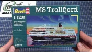 Revell 1/1200 MS Trollfjord (Hurtigruten) # 05815 www.eModels.co.uk