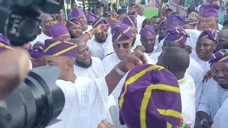 Wasiu Ayinde welcomes mc oluomo, kokosara and all the national union.