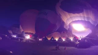 Bristol Balloon Fiesta 2017 Thursday Night Glow