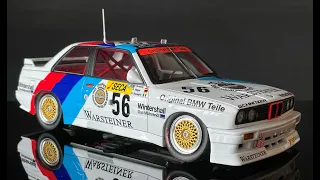 [Full build] BMW M3 E30 GroupA 1988 SPA 24 Hours Winner 1/24 Scale step by step (Beemax)