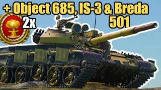 Requests - T-62M-1, Object 685, IS-3 & Breda 501