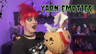 Entire month of yarn empties! ~ The good and the never using again yarn