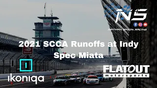 SCCA National Championship Runoffs | Spec Miata Onboard