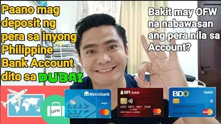 PAANO MAG DEPOSIT NG PERA SA PHILIPPINE BANK ACCOUNT SA DUBAI | OFW SAVINGS ACCOUNT | OFW BANK