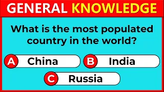 50 Questions For Intelligent People - The Ultimate General Knowledge Trivia #Challenge 2