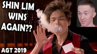 Magician REACTS to Shin Lim in the FINALS of AGT The Champions 2019