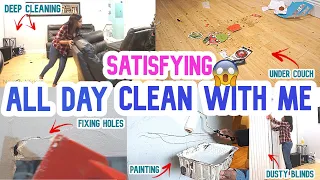 ALL DAY CLEAN WITH ME / CLEANING MOTIVATION / DEEP CLEANING / CLEANING ROUTINE / TIME LAPSE /  SAHM