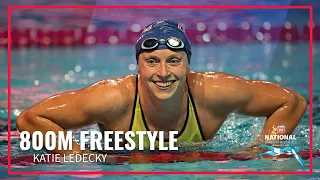 Third Best Time EVER for Katie Ledecky in 800M Freestyle | 2023 Phillips 66 National Championships