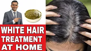 White Hair Treatment At Home | DIY Hair  Mask To Reverse Grey Hair