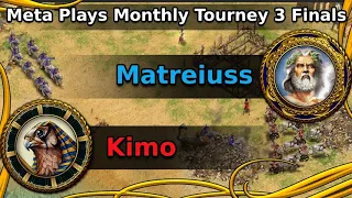 Age of Mythology: Meta Plays Monthly Tournament 3 - Finals - Matreiuss vs Kimo