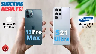 iPhone 13 Pro Max vs Samsung Galaxy S21 Ultra 5G | iPhone 13 Pro Max vs Samsung S21 Ultra 5G