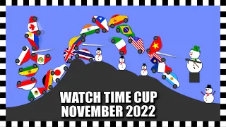 Cars vs Snowmen - November Watch Time Cup 2022 - Algodoo