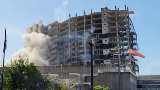 Watch: Close up view of Berkman II implosion