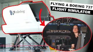 Inside a Boeing 737 flight simulator | An unbelievably real experience