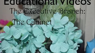 The Executive Branch- The Cabinet