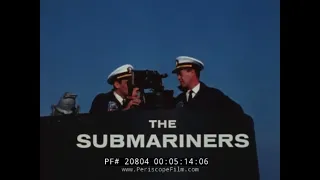 1960s U.S. NAVY ASW ANTI-SUBMARINE WARFARE EXERCISE  USS SHARK SSN-591 HUNTER KILLER SUBMARINE 20804