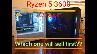Which one will sell first, black or white?? Episode 9, Flippin' PC's for Profit!