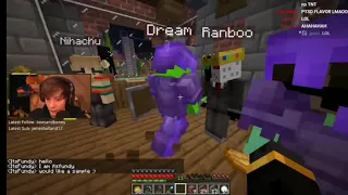 Dream buys flowers from Niki and Captain Puffy on the Dream smp