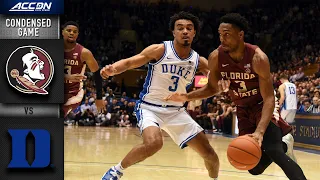 Florida State vs. Duke Condensed Game | 2019-20 ACC Men's Basketball