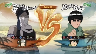 Naruto Shippuden: Ultimate Ninja Storm 4, Zabuza & Haku VS Might Guy & Rock Lee!