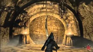 Skyrim: Red Door Puzzle Solution in Ebony Mines Dragonborn (DLC)