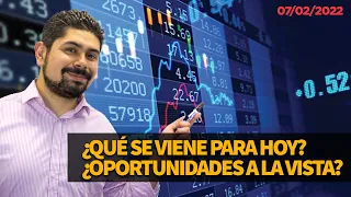 🔴 Apertura 07.02.22 ¿Dónde está la Volatilidad? ¿Oportunidades? Precios Clave, Live Trading